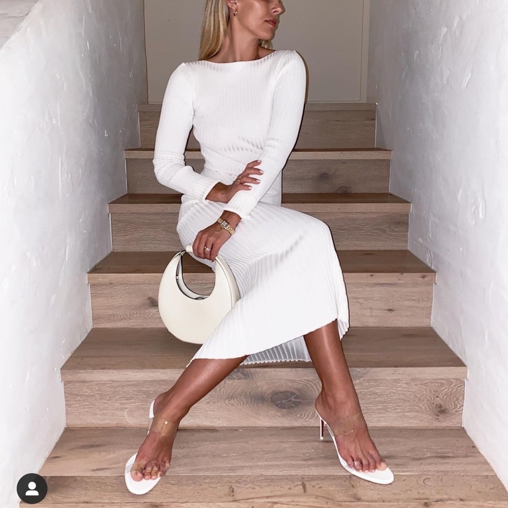 Bec & Bridge White Midi Dress